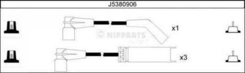 NIPPARTS Комплект проводов зажигания J5380906