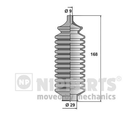 NIPPARTS Комплект пыльника, рулевое управление N2845001