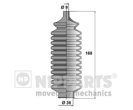 NIPPARTS Комплект пыльника, рулевое управление N2855002