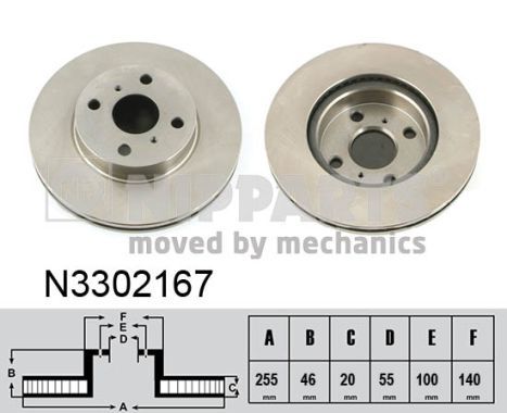 NIPPARTS Piduriketas N3302167