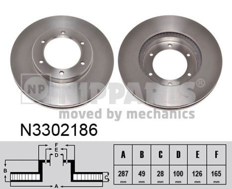 NIPPARTS Piduriketas N3302186