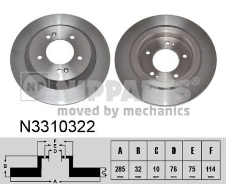 NIPPARTS Piduriketas N3310322