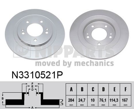 NIPPARTS Piduriketas N3310521P