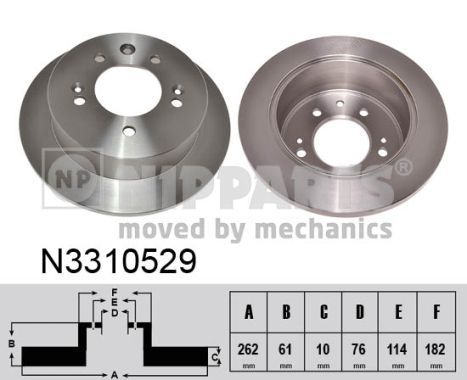 NIPPARTS Piduriketas N3310529