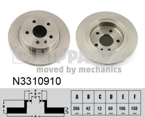 NIPPARTS Piduriketas N3310910