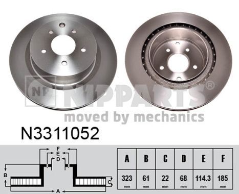 NIPPARTS Piduriketas N3311052