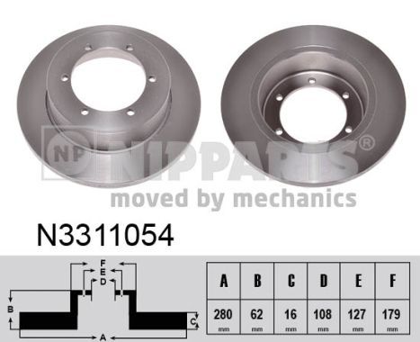 NIPPARTS Piduriketas N3311054