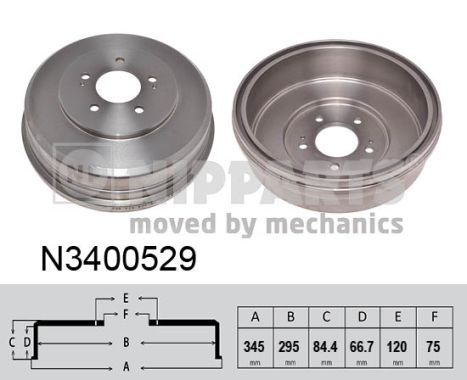 NIPPARTS Piduritrummel N3400529