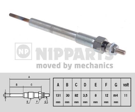 NIPPARTS Hõõgküünal N5710505