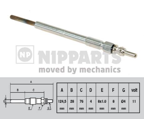 NIPPARTS Hõõgküünal N5712026