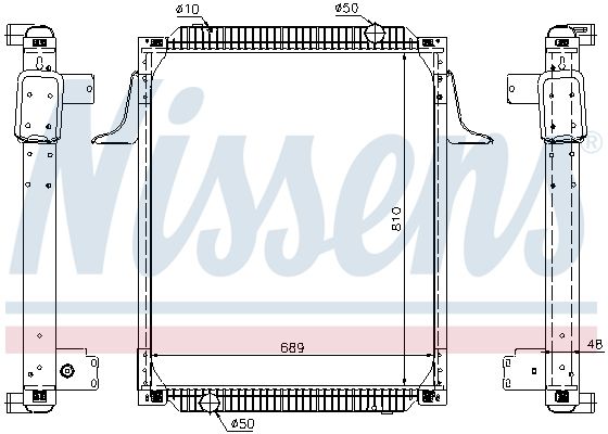 NISSENS Radiaator,mootorijahutus 67257