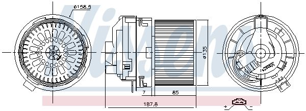 NISSENS Salongipuhur 87508