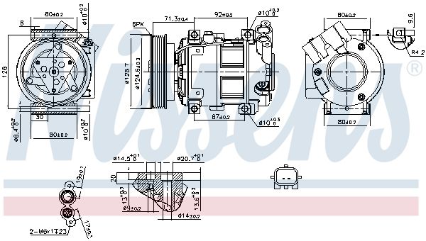 NISSENS Kompressor,kliimaseade 890742