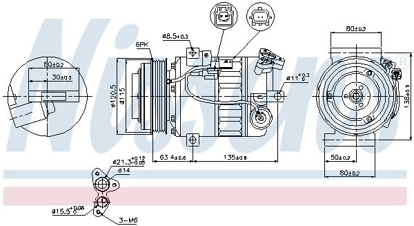 NISSENS Kompressor,kliimaseade 89394