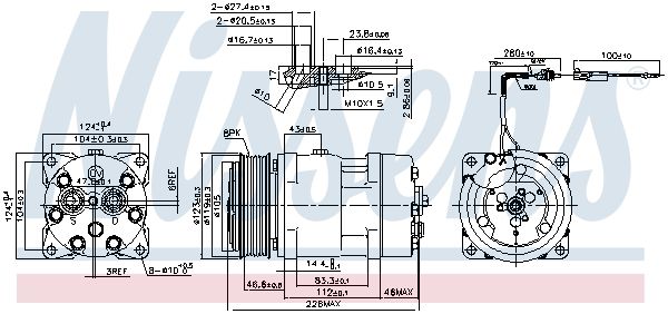 NISSENS Kompressor,kliimaseade 899928