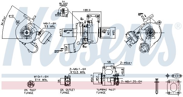 NISSENS Kompressor,ülelaadimine 93104