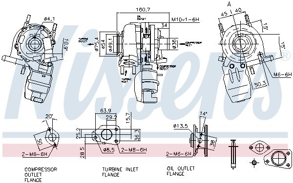 NISSENS Kompressor,ülelaadimine 93140