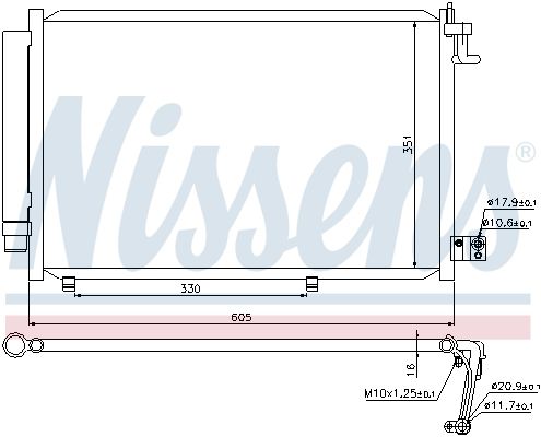 NISSENS Kondensaator,kliimaseade 940108