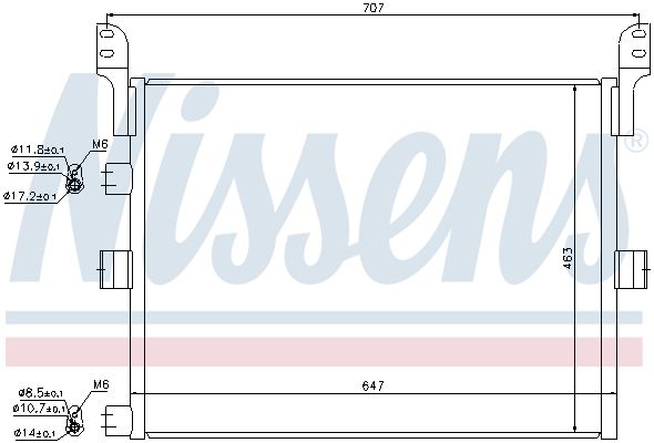 NISSENS Kondensaator,kliimaseade 940132