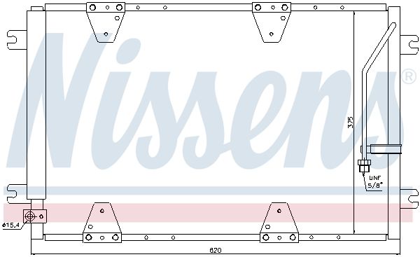 NISSENS Kondensaator,kliimaseade 940174