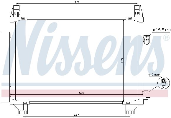 NISSENS Kondensaator,kliimaseade 940271