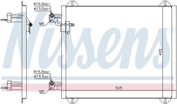 NISSENS Kondensaator,kliimaseade 94584