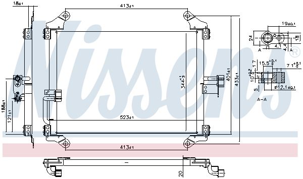 NISSENS Kondensaator,kliimaseade 94700