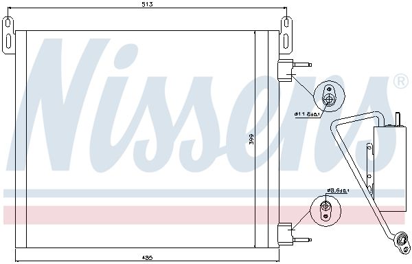 NISSENS Kondensaator,kliimaseade 94805