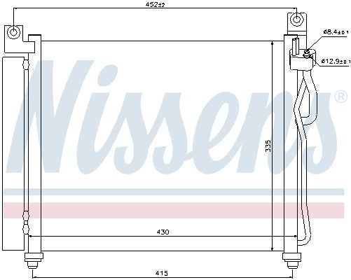 NISSENS Kondensaator,kliimaseade 94828