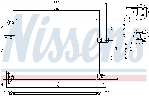 NISSENS Kondensaator,kliimaseade 94912