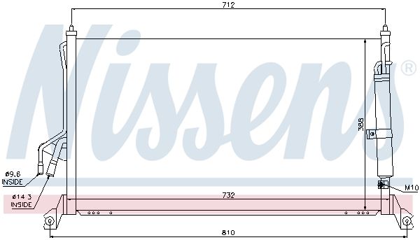 NISSENS Kondensaator,kliimaseade 94930