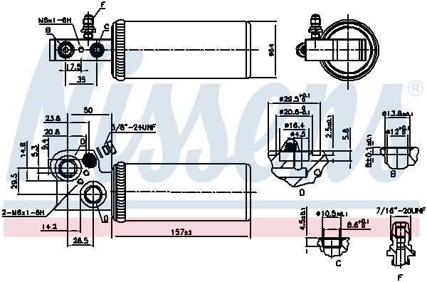 NISSENS Kuivati,kliimaseade 95037