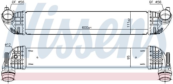 NISSENS Kompressoriõhu radiaator 96139