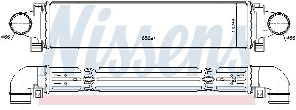 NISSENS Kompressoriõhu radiaator 96346