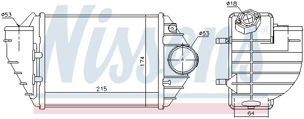 NISSENS Kompressoriõhu radiaator 96690