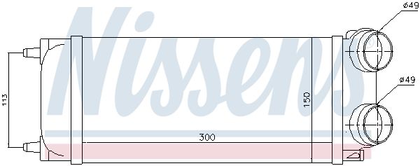 NISSENS Kompressoriõhu radiaator 96718