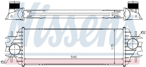 NISSENS Kompressoriõhu radiaator 96762