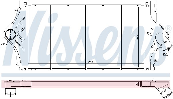 NISSENS Kompressoriõhu radiaator 96792