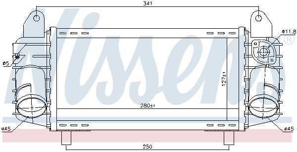 NISSENS Kompressoriõhu radiaator 96793