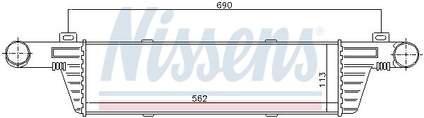 NISSENS Kompressoriõhu radiaator 96860