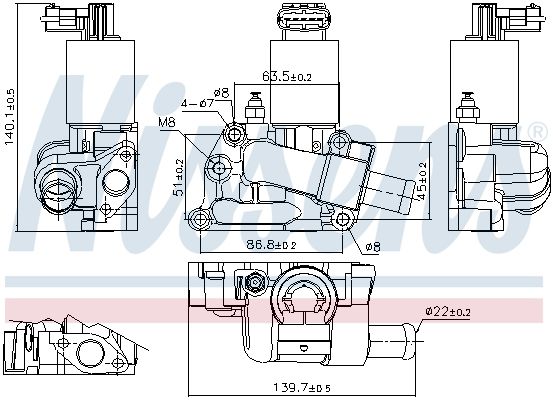 NISSENS EGR-klapp 98204