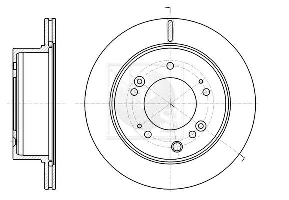NPS Тормозной диск K331A09