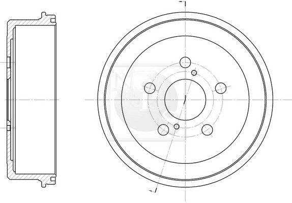 NPS Тормозной барабан T340A06