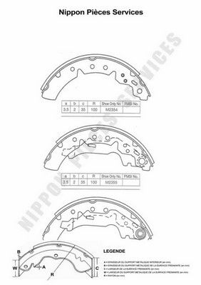 NPS Piduriklotside komplekt T350A72