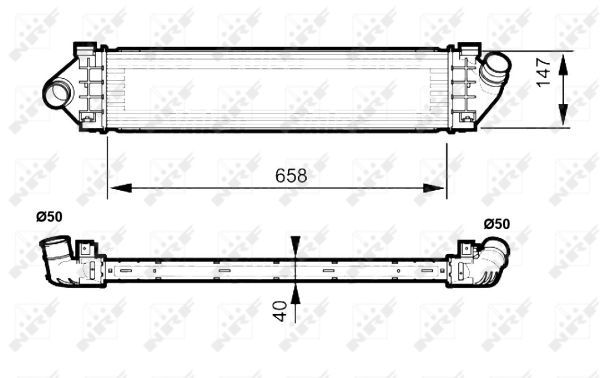 NRF Kompressoriõhu radiaator 30515