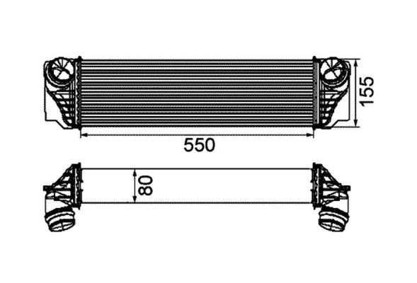 NRF Kompressoriõhu radiaator 30793