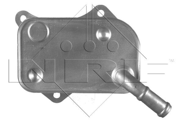 NRF масляный радиатор, двигательное масло 31237