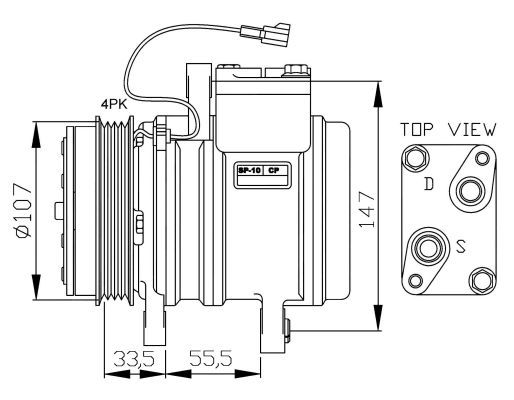 NRF Kompressor,kliimaseade 32143G
