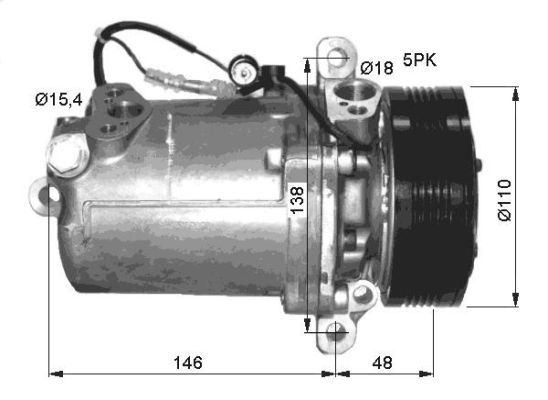 NRF Kompressor,kliimaseade 32414G