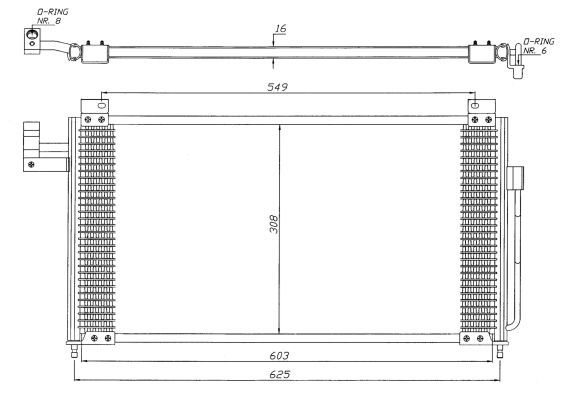 NRF Конденсатор, кондиционер 35341